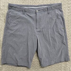 PING SensorCool Mens Golf Shorts Size 34 Blue‎ Flat Front Casual Athletic